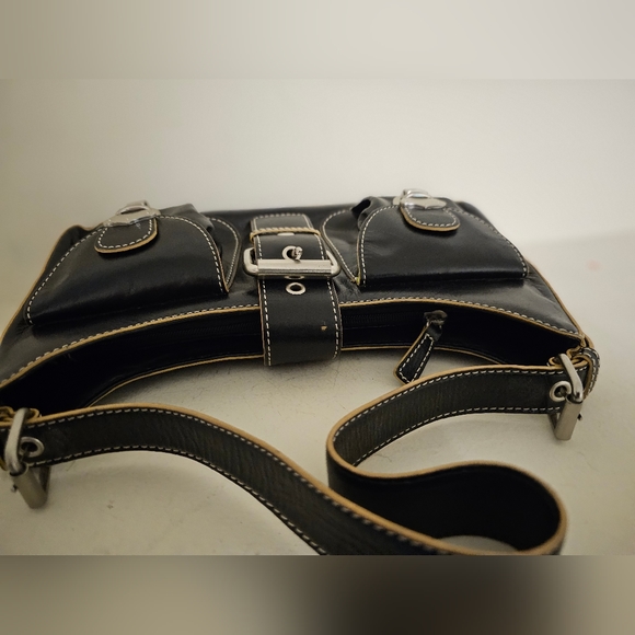 Hype black leather small bag - Picture 6 of 12